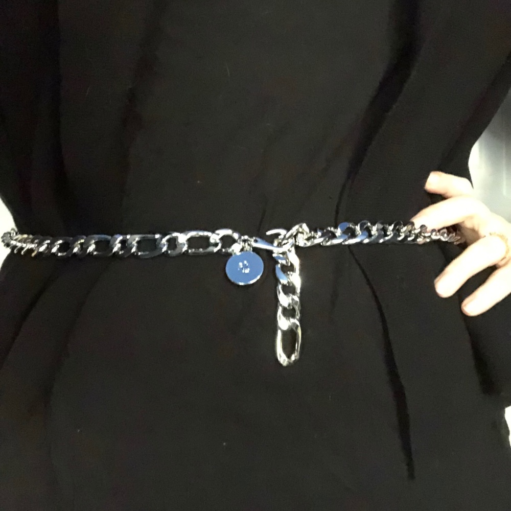 Vintage Ralph Lauren silver chain belt